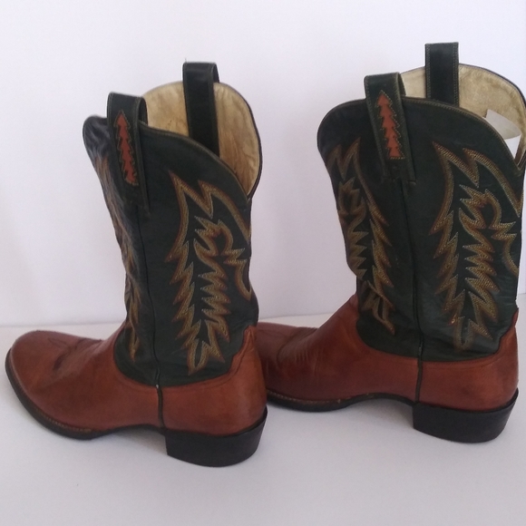 Ariat cat's paw ats equipped leather cowboy boots - Picture 5 of 8